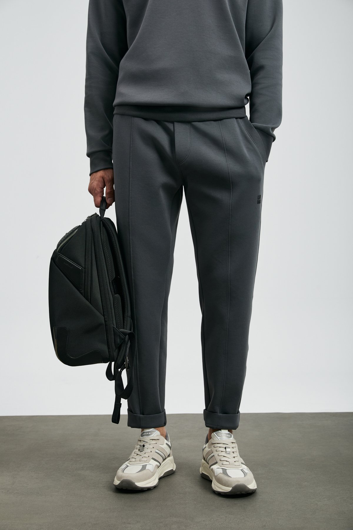 Rex Erkek Eşofman Altı Koyu Gri - Lufian (1)