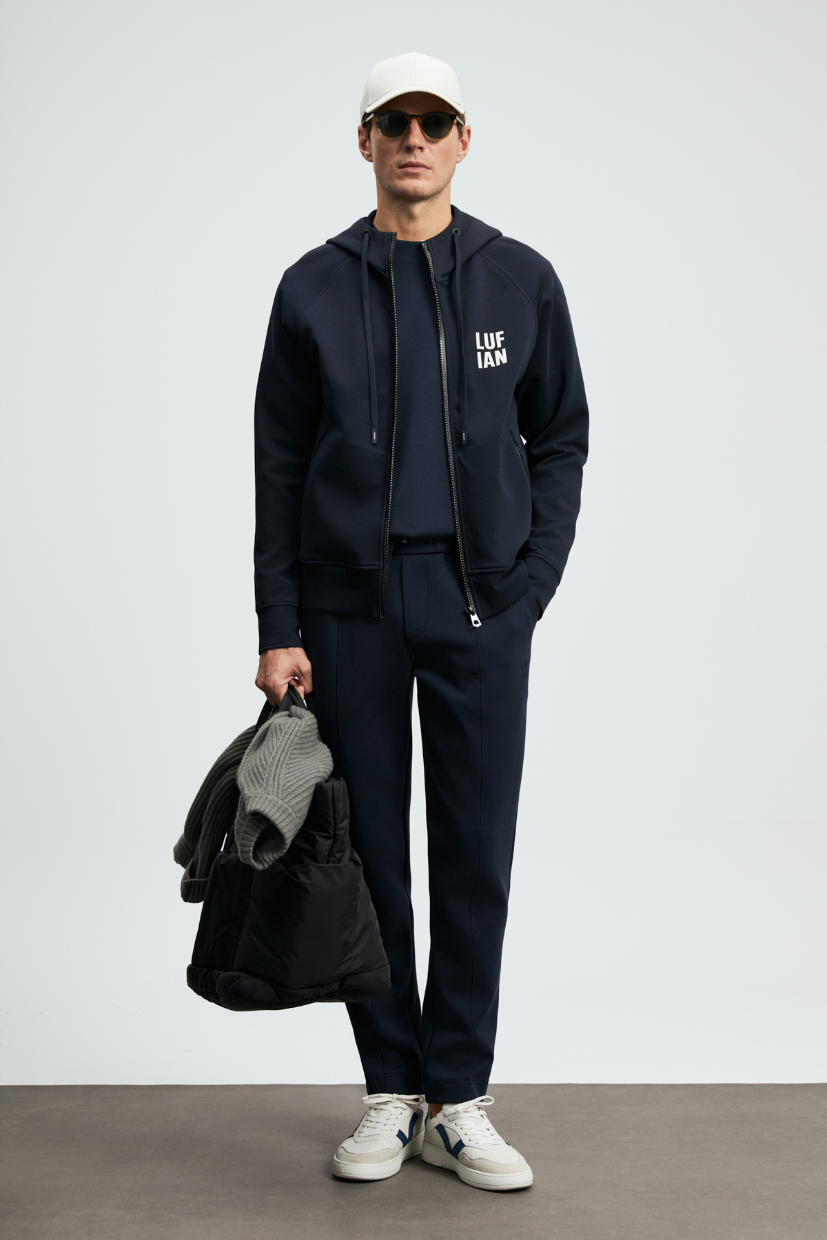 Male Tracksuit Six Navy - Lufian