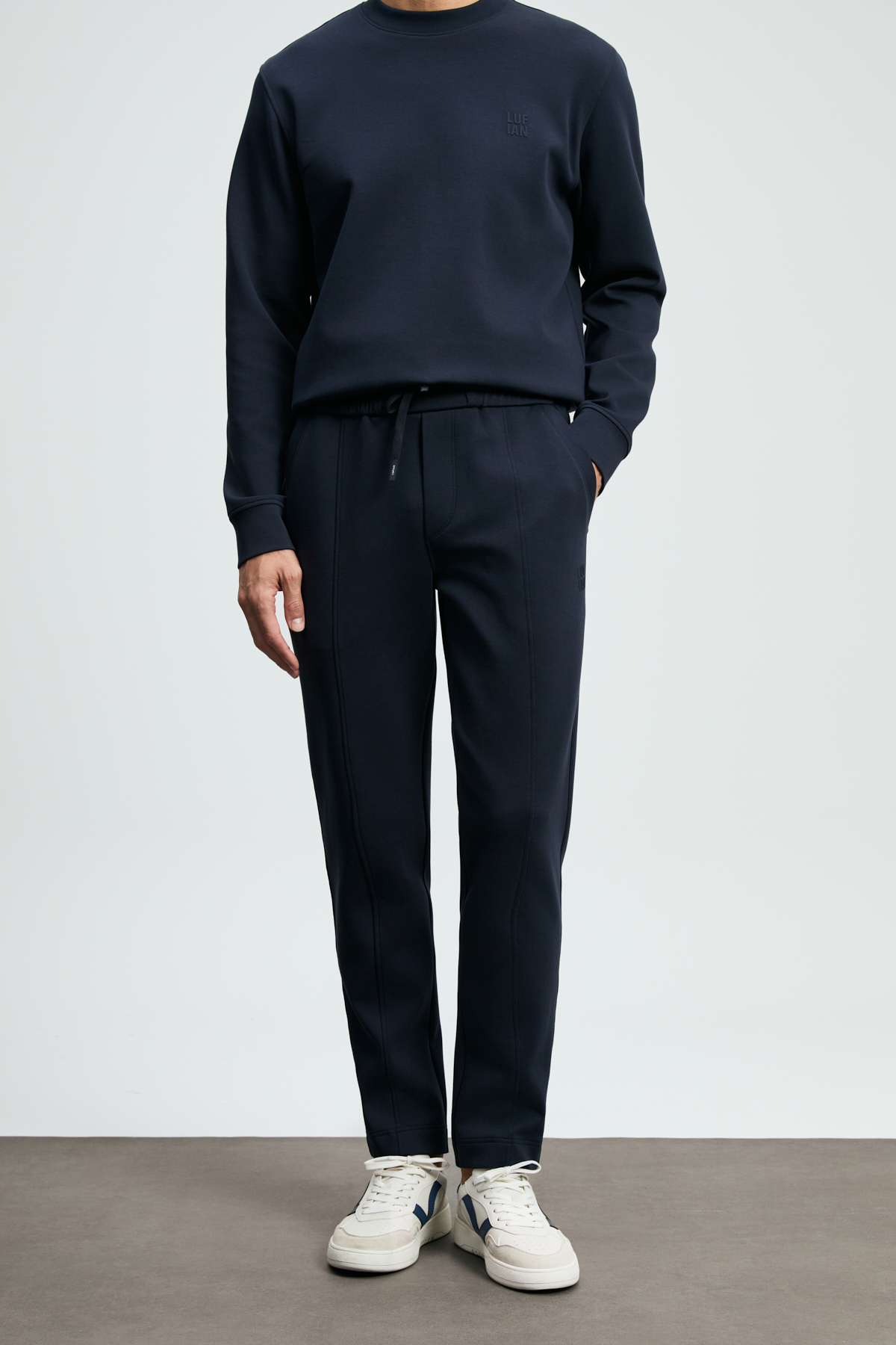 Male Tracksuit Six Navy - Lufian