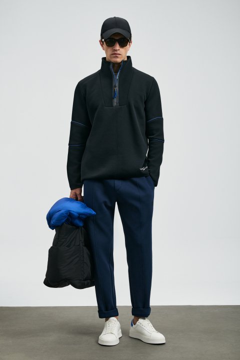 Male Tracksuit Six Navy - Lufian
