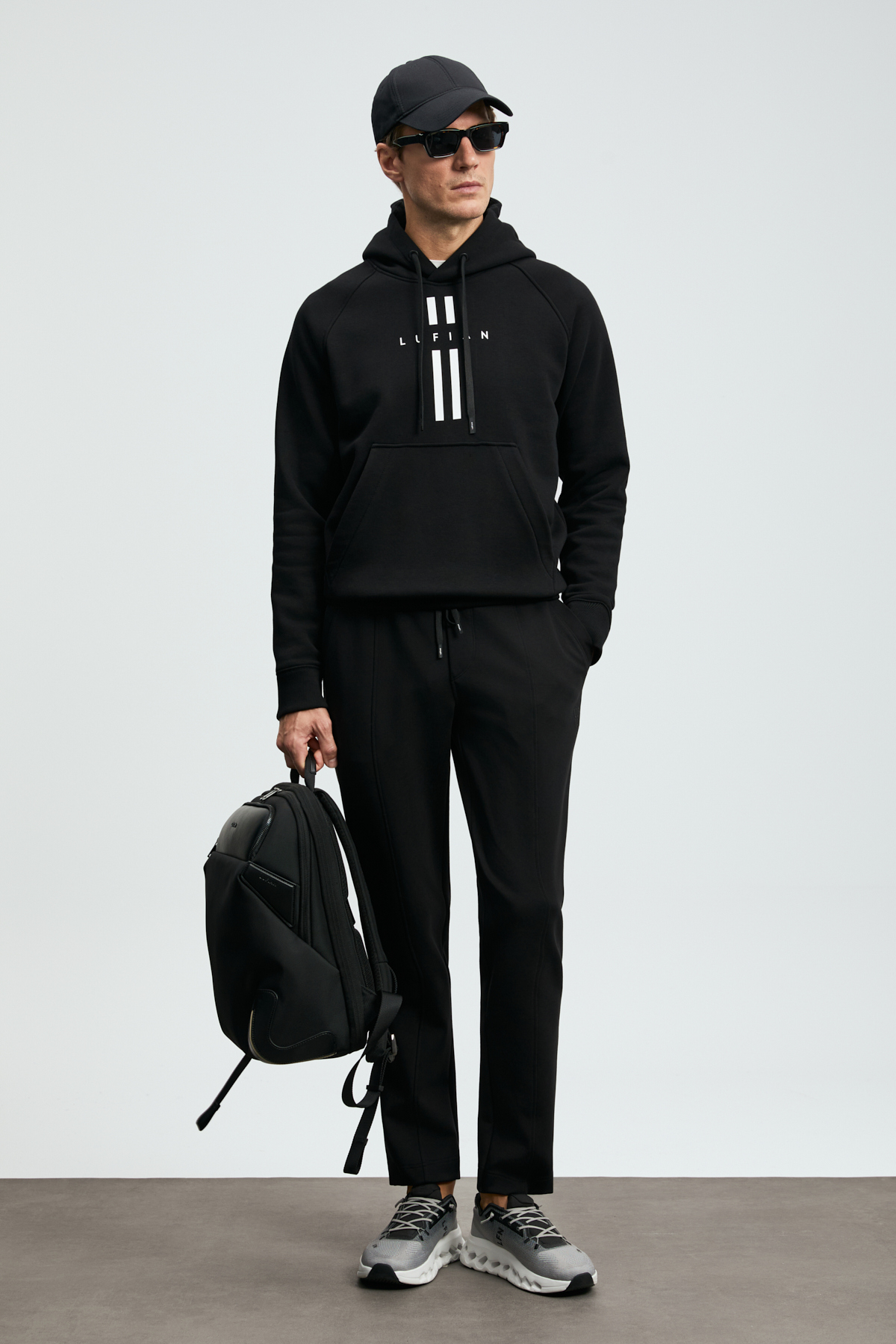 Male Tracksuit Six Black - Lufian