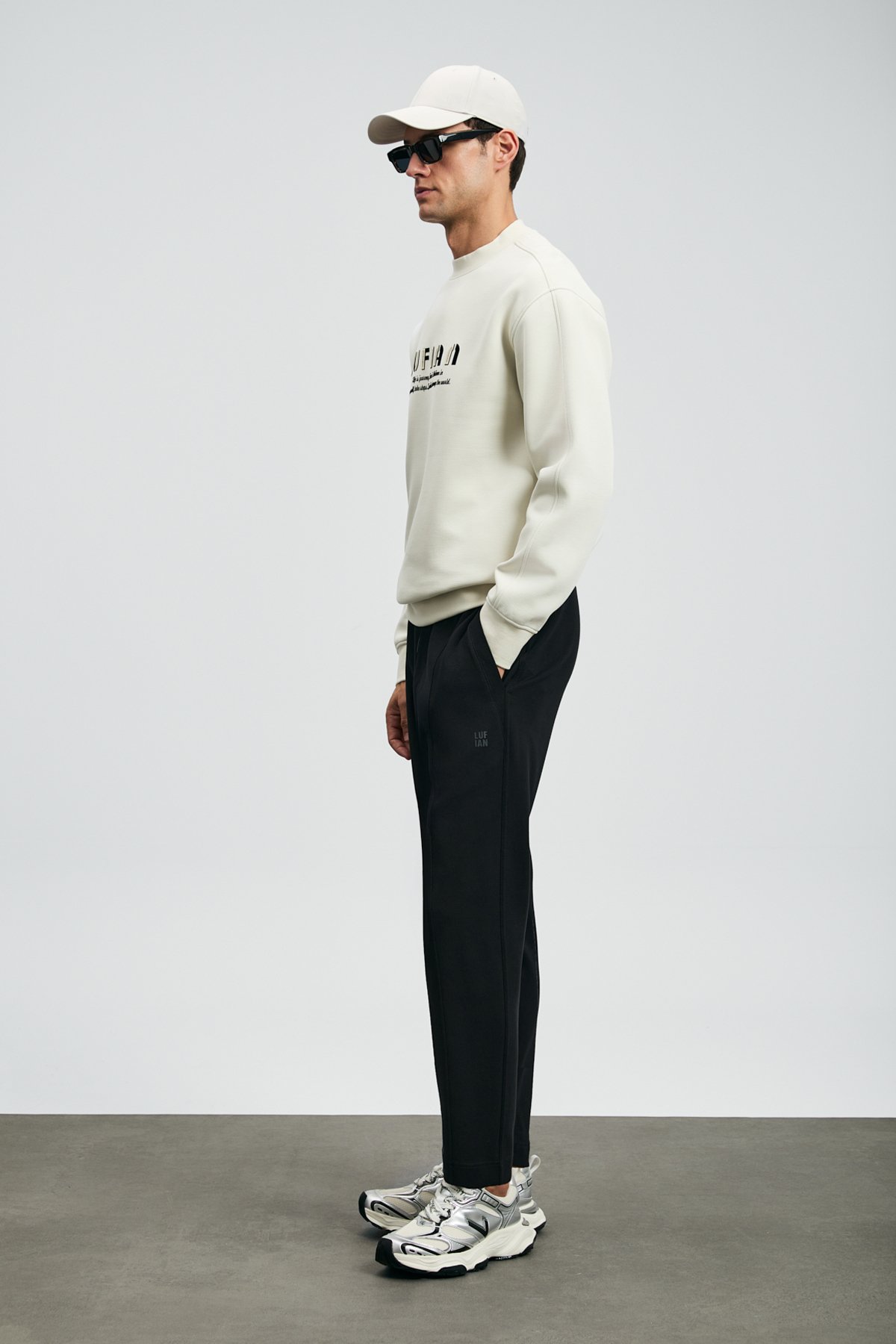 Rex Erkek Eşofman Altı Siyah - Lufian (1)