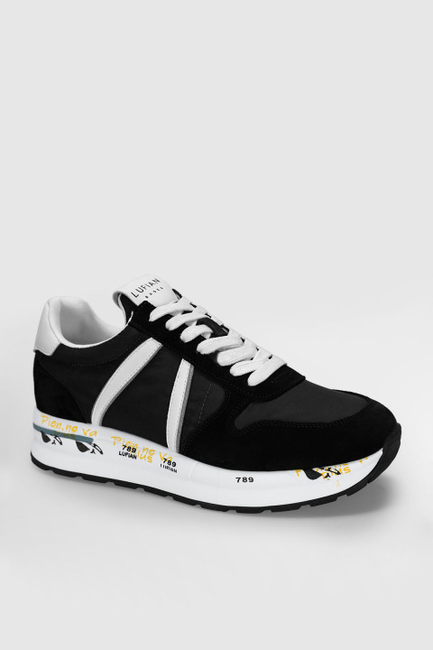 Rex Erkek Sneaker Ayakkabı Siyah - LUFIAN (1)