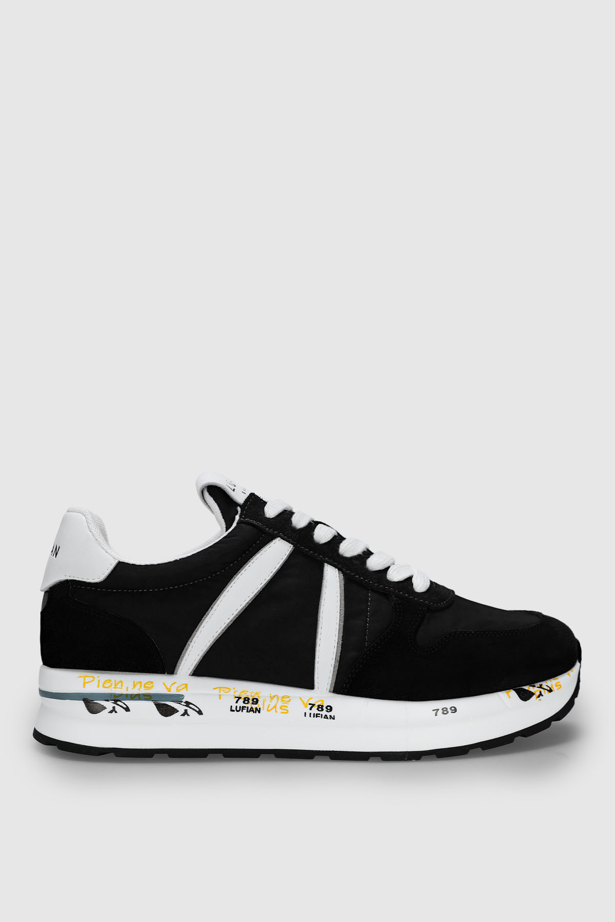 Rex Erkek Sneaker Ayakkabı Siyah - LUFIAN