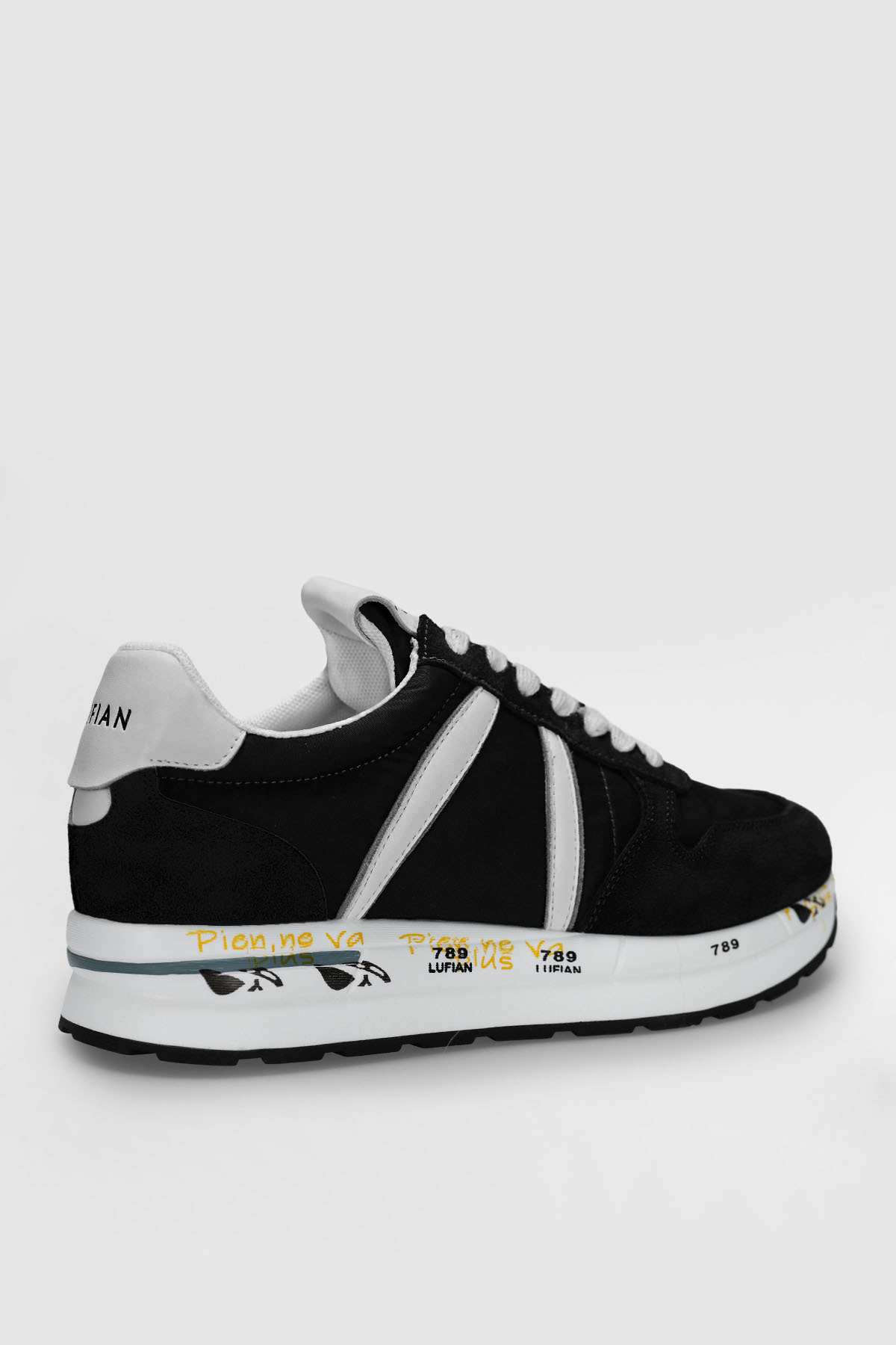 Mens Sneaker Shoes Black - LUFIAN