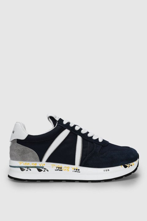 Rex Men's Sneaker Shoes Navy Blue - Lufian