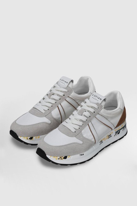 Mens Sneaker Shoes Whıte - Lufian (1)