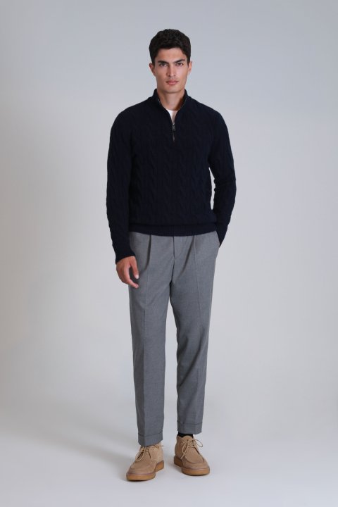 Rıcco Mens Sweater Navy - Lufian (1)