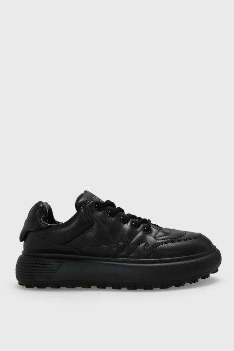 Rıken Erkek Sneaker Ayakkabı Siyah - Lufian