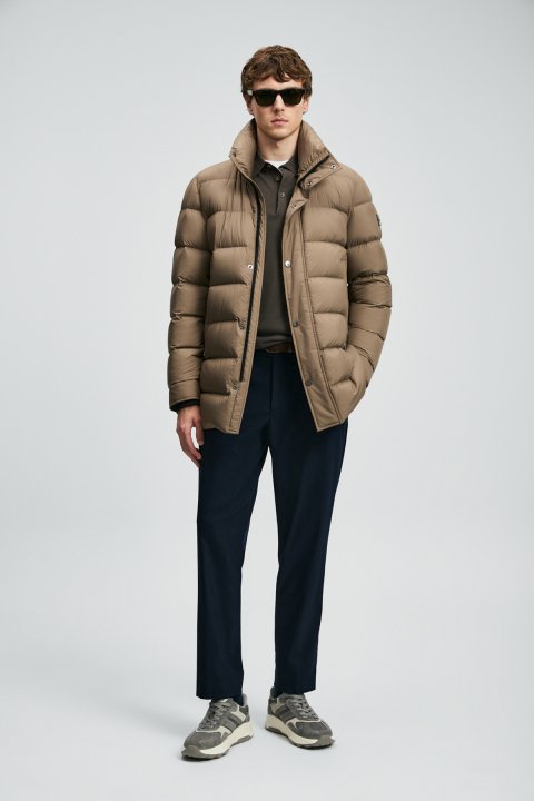 Rıld Kaz Tüyü Erkek Mont Kum - Lufian