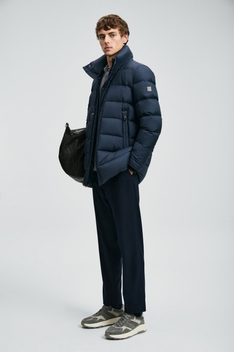 Rıld Kaz Tüyü Erkek Mont Lacivert - Lufian (1)