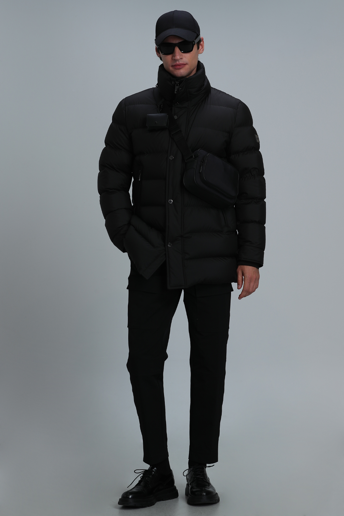 Rıld Goose Feather Male Coat Black - Lufian (1)