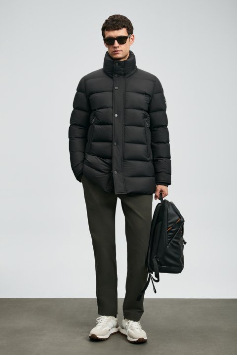 Rıld Kaz Tüyü Erkek Mont Siyah - Lufian (1)