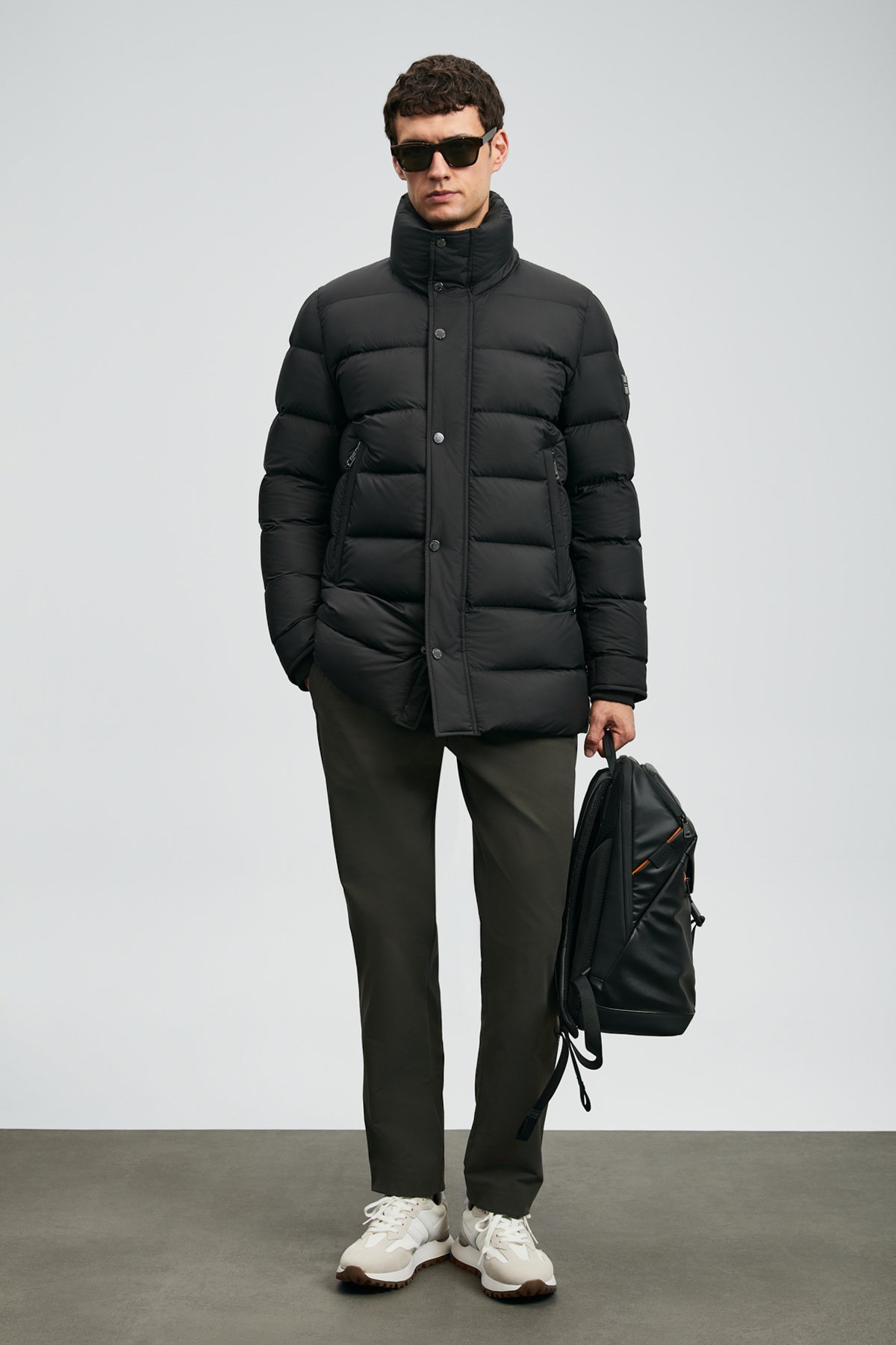 Rıld Kaz Tüyü Erkek Mont Siyah - Lufian (1)