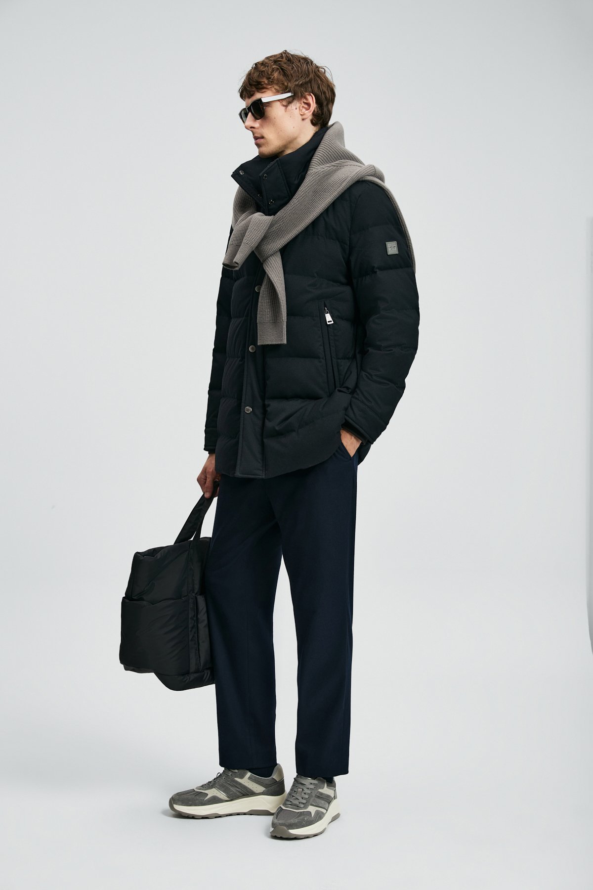 Rıld Kaz Tüyü Erkek Mont Siyah - Lufian (1)