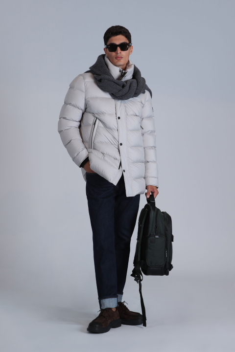 Rıld Kaz Tüyü Erkek Mont Taş - Lufian