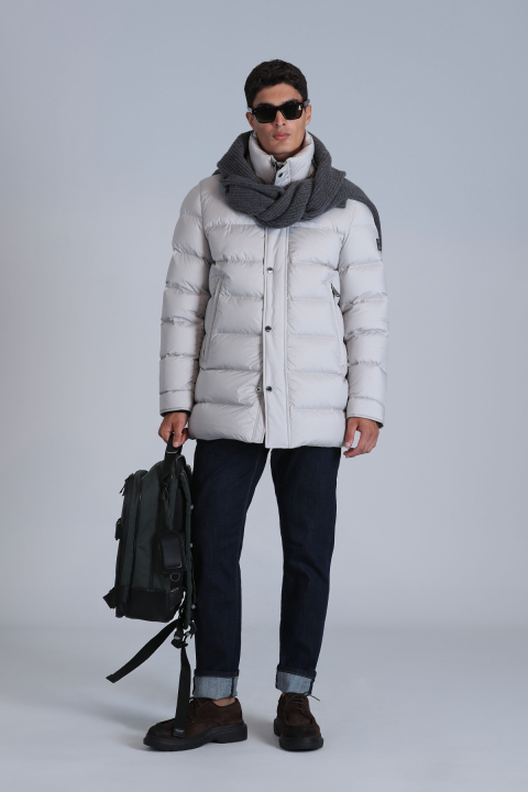 Rıld Kaz Tüyü Erkek Mont Taş - Lufian (1)