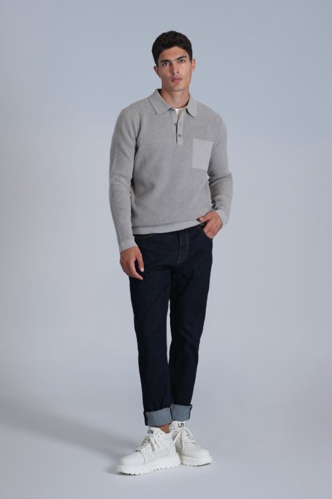 Rıver Men's Sweater Mink - Lufian (1)