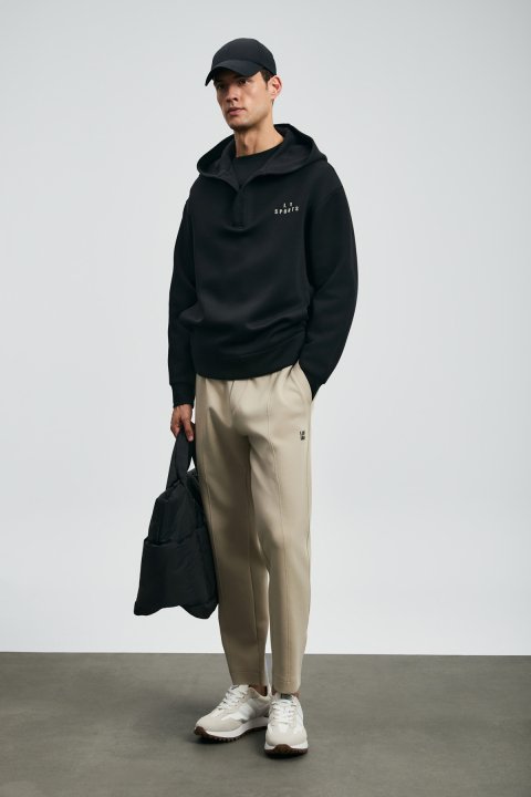 Road Erkek Sweatshirt Siyah - Lufian (1)