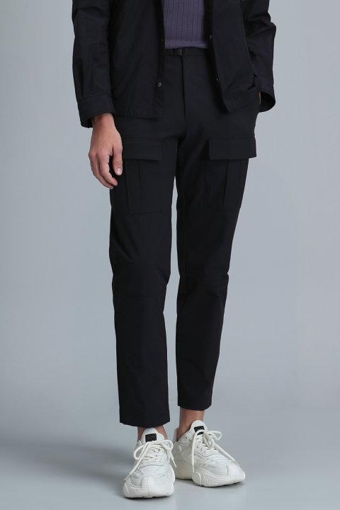 Road Jogger Pants Tailored Fit Black - Lufian (1)