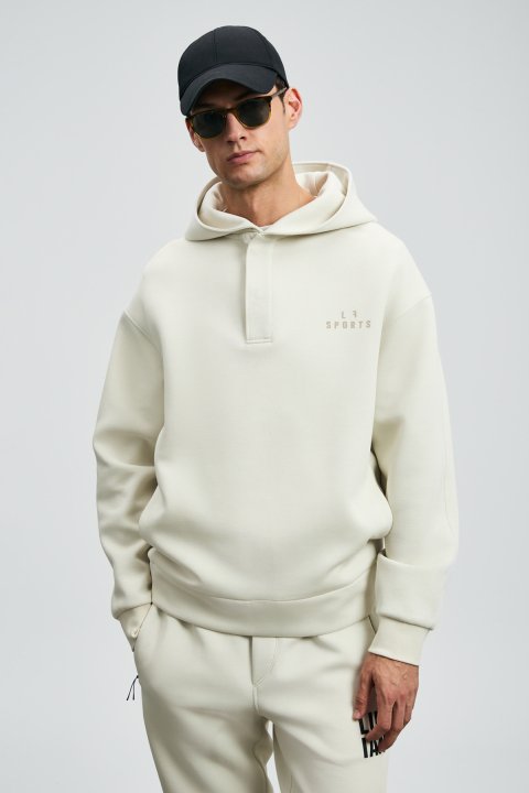 Road Men's Sweatshirt Off White - Lufian