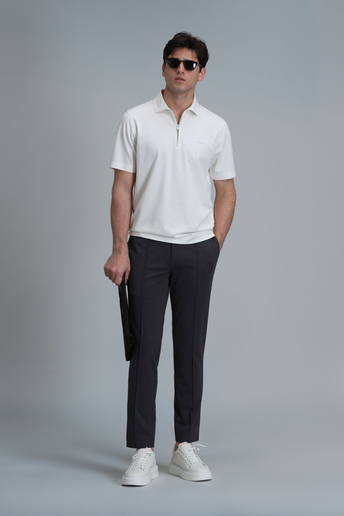 Robert Smart Erkek Polo Tişört Kırık Beyaz - Lufian (1)
