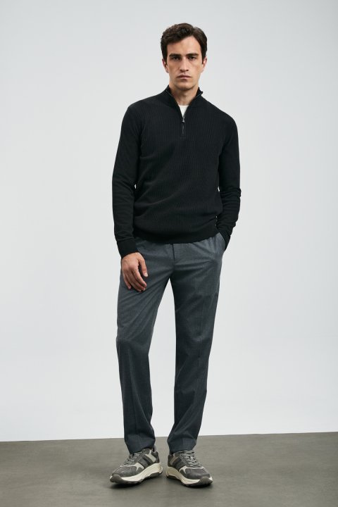 Robın Erkek Kazak Siyah - Lufian (1)