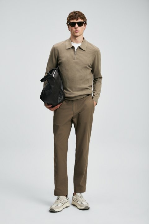 Robın Erkek Kazak Zeytin Yeşili - Lufian