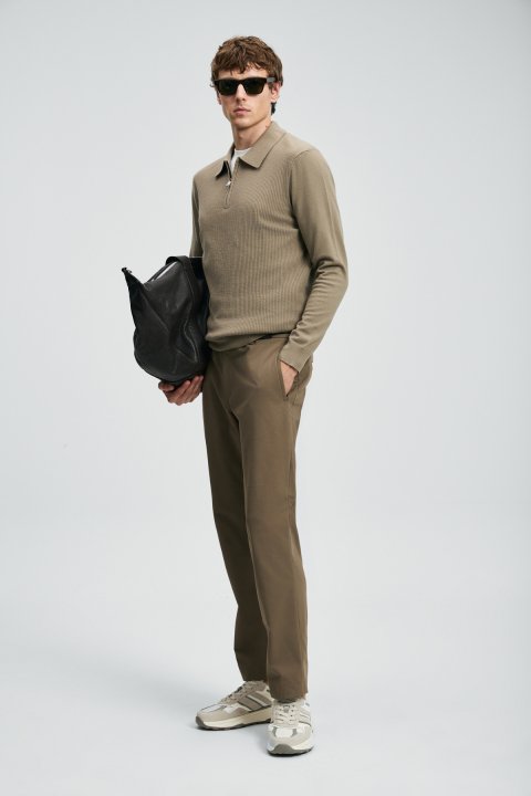 Robın Erkek Kazak Zeytin Yeşili - Lufian (1)