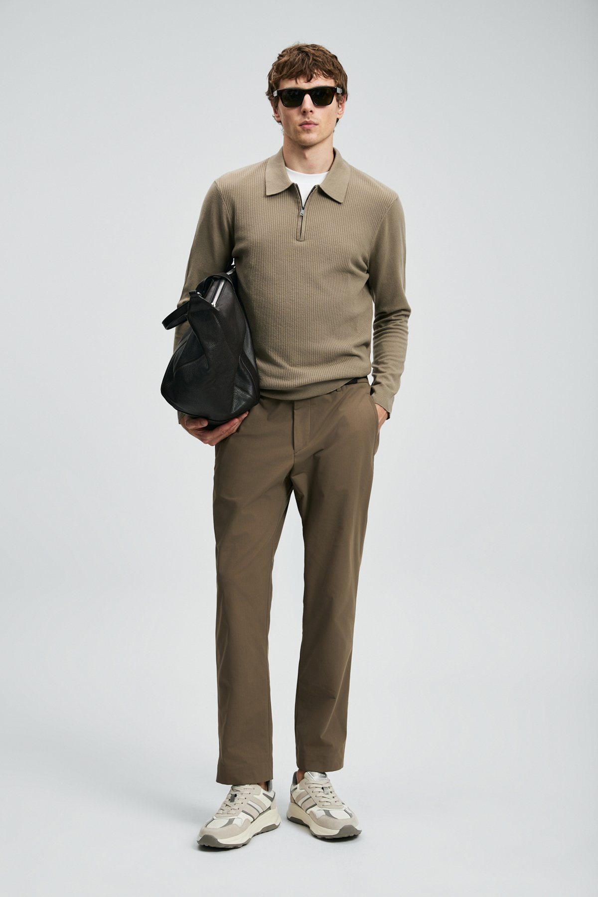 Robın Erkek Kazak Zeytin Yeşili - Lufian