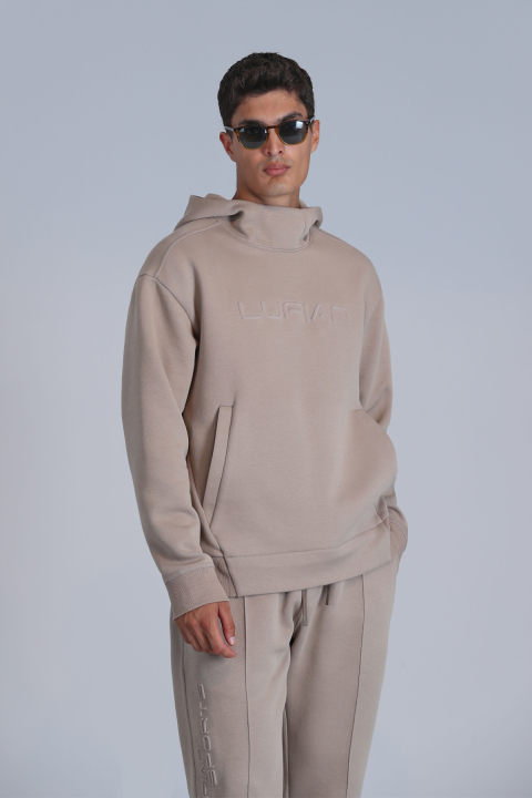Robust Erkek Sweatshirt Bej - Lufian