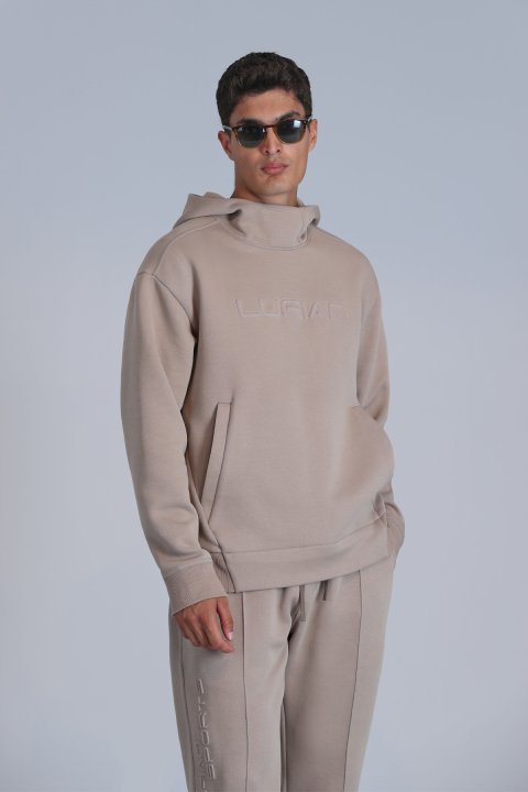 Robust Erkek Sweatshirt Bej - Lufian