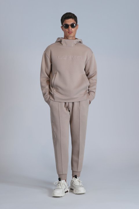 Robust Erkek Sweatshirt Bej - Lufian (1)