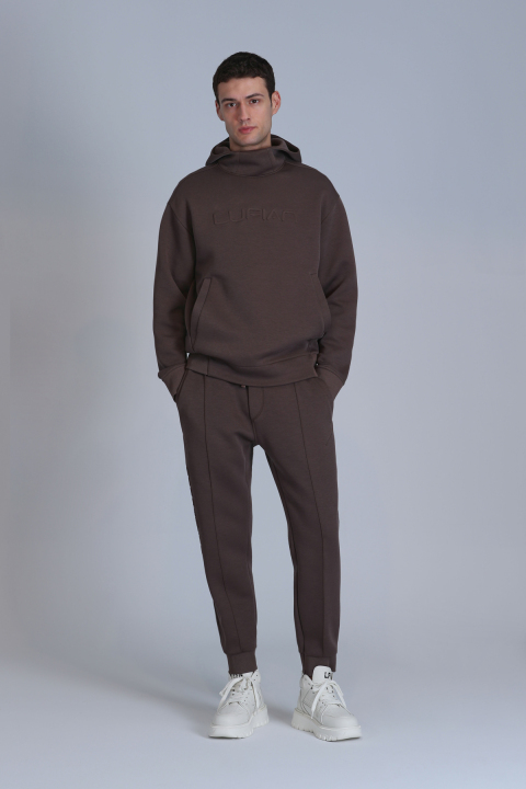 Robust Erkek Sweatshirt Kahverengi - Lufian (1)