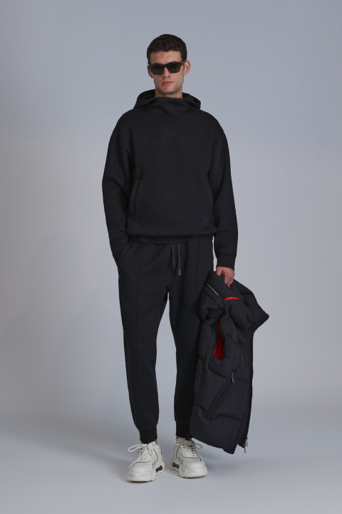 Robust Erkek Sweatshirt Siyah - Lufian (1)