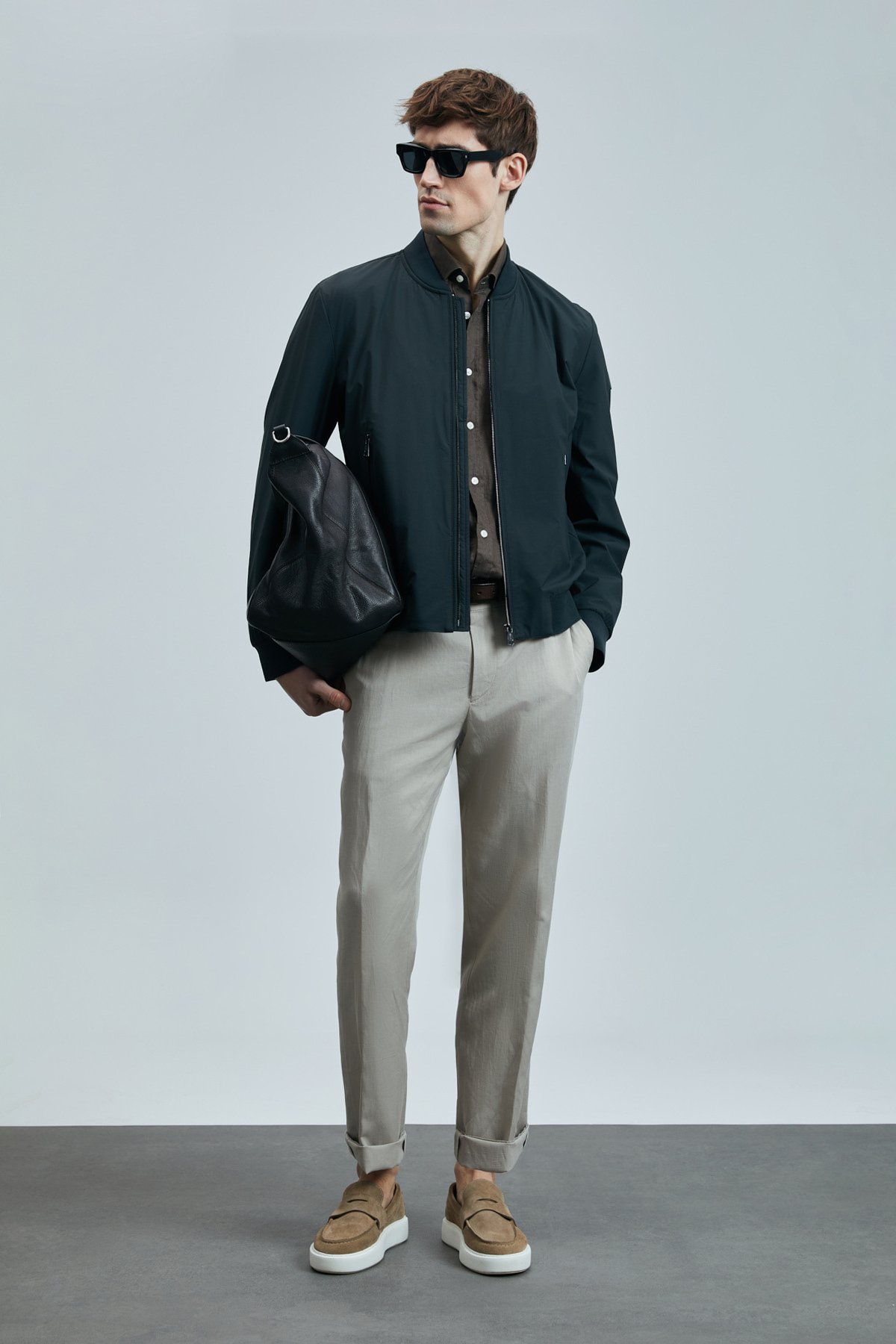 Roger Erkek Mont Siyah - Lufian