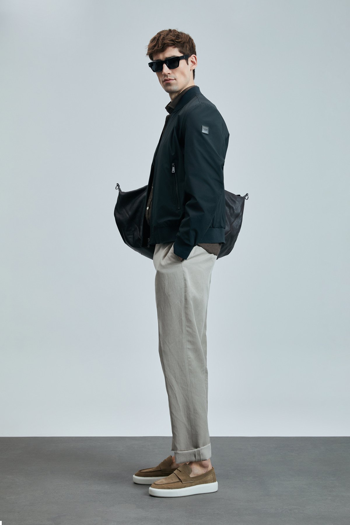 Roger Erkek Mont Siyah - Lufian (1)