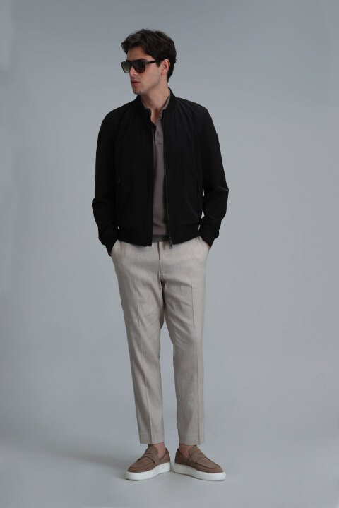 Roger Erkek Mont Siyah - Lufian (1)