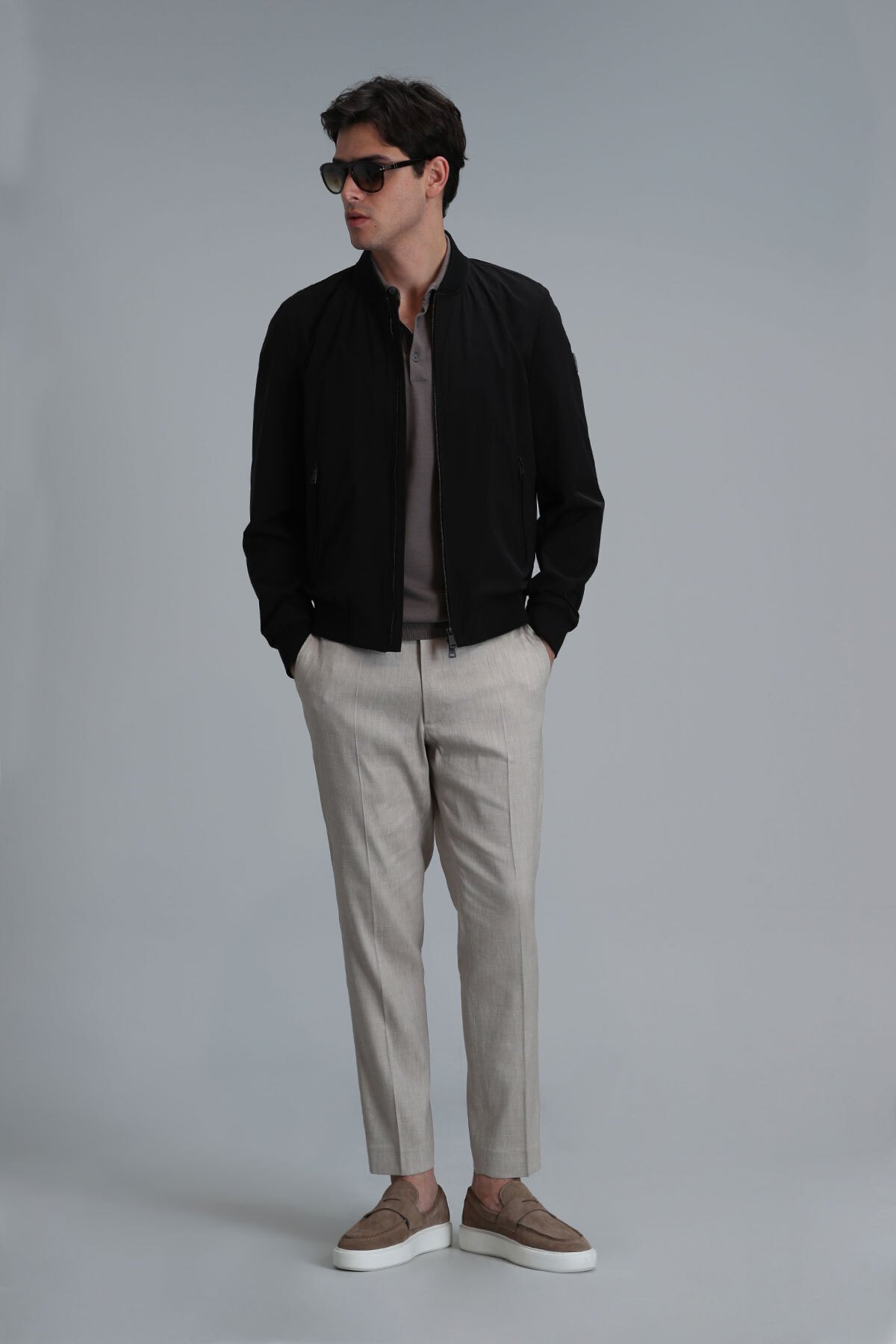 Roger Erkek Mont Siyah - Lufian (1)