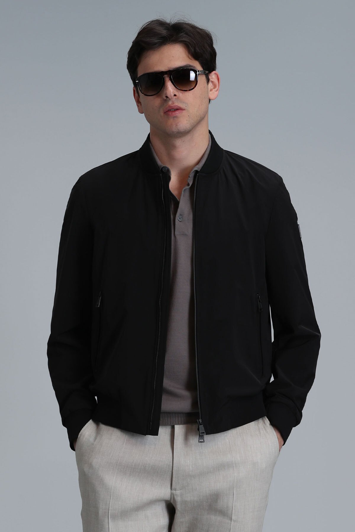 Roger Erkek Mont Siyah - Lufian