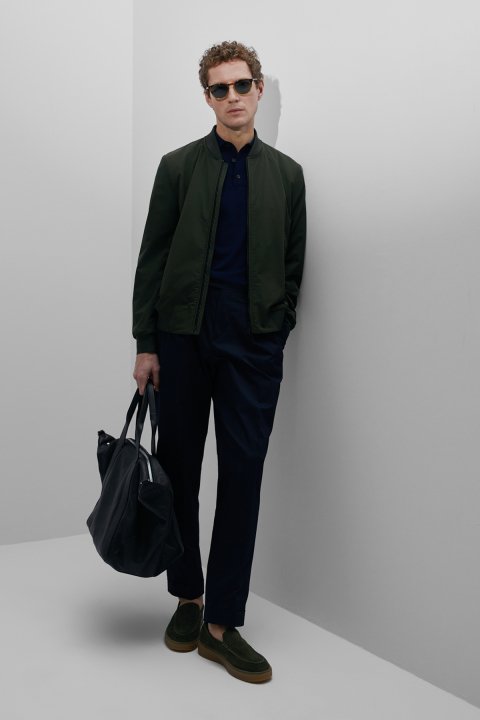 Roger Men's Coat Green - Lufian