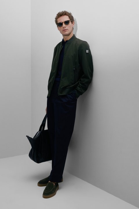 Roger Men's Coat Green - Lufian (1)