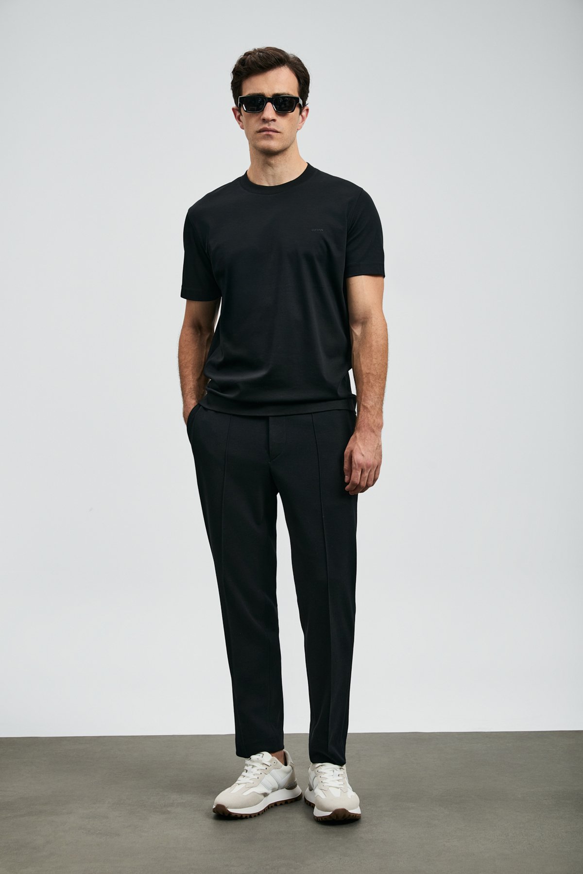 Roland Erkek Basic Tişört Siyah - Lufian (1)