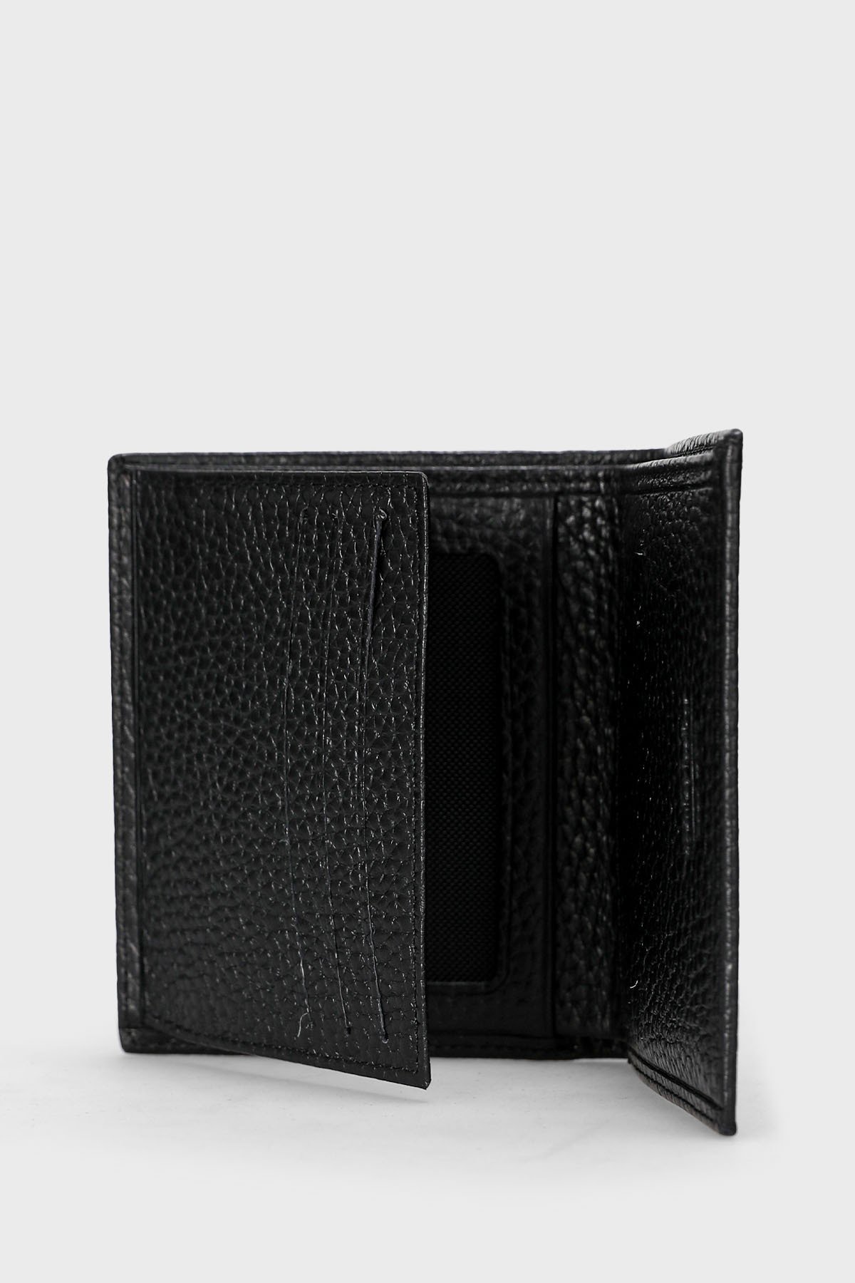 Ronald 103/p1 Men's Leather Wallet Black - LUFIAN (1)