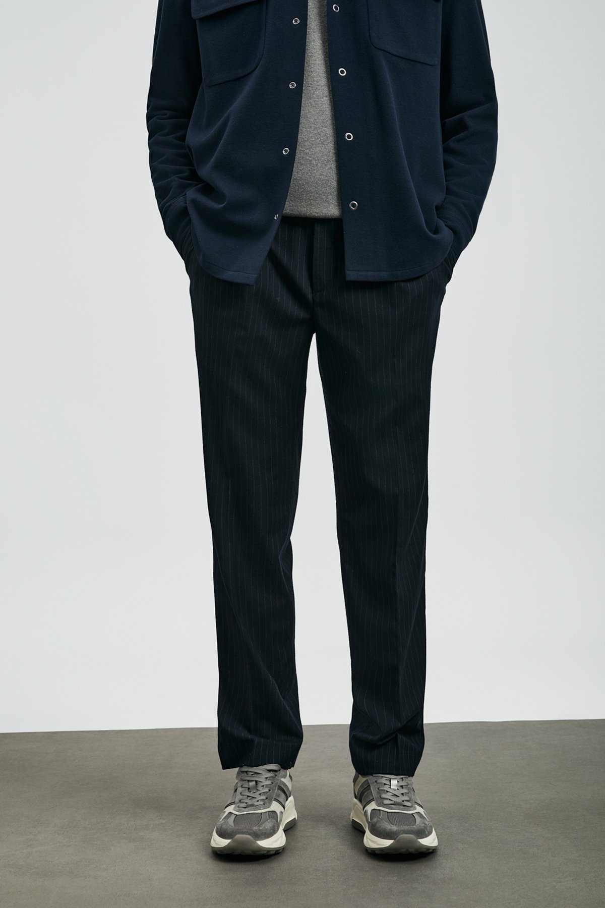 Ronald Smart Erkek Chino Pantolon Comfort Fit Lacivert - Lufian (1)