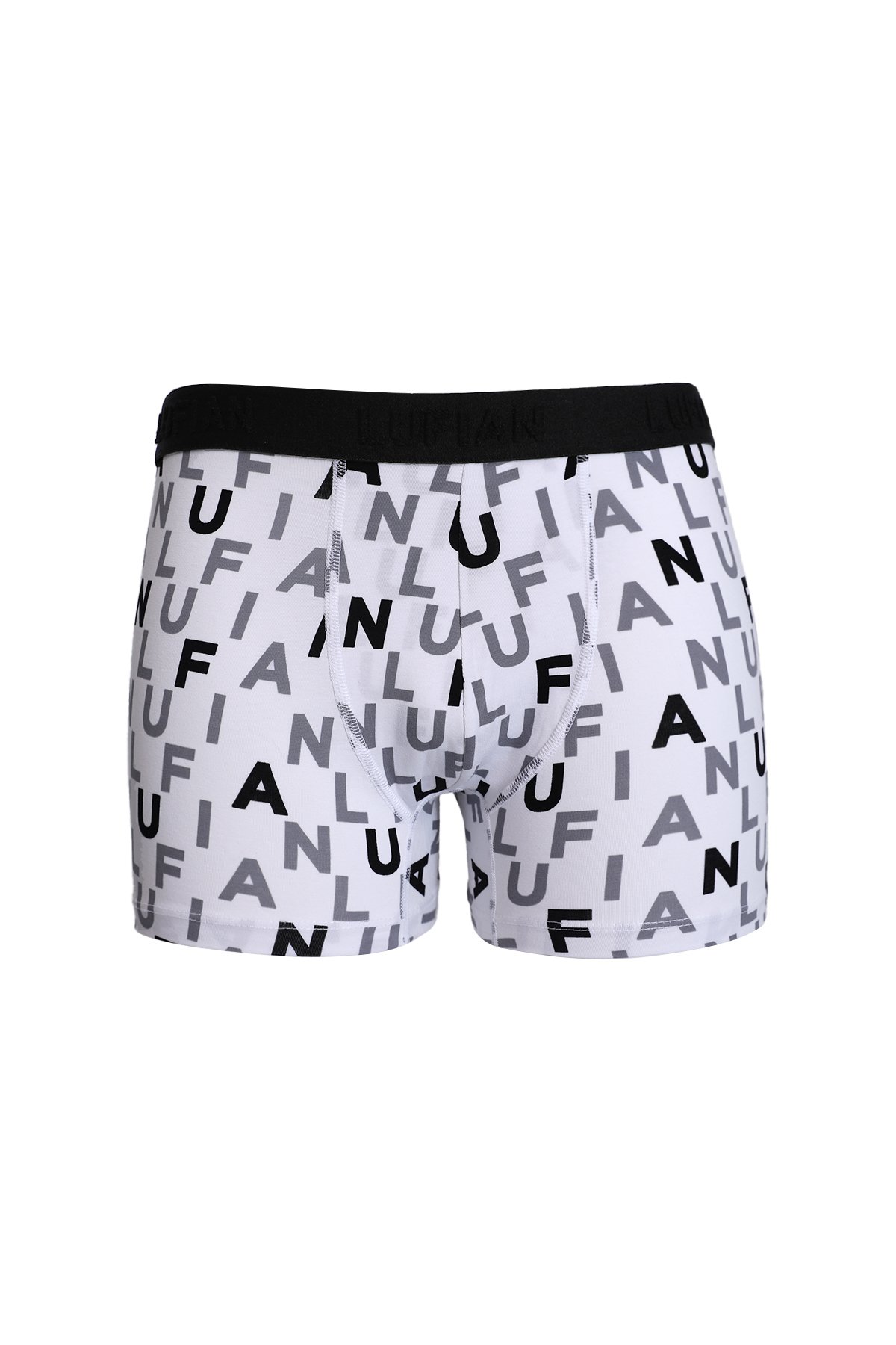 Rose Erkek Pamuklu Boxer Beyaz - Lufian