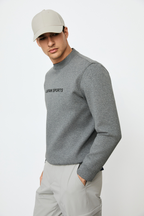 Male Sweatshirt Grey - LUFIAN