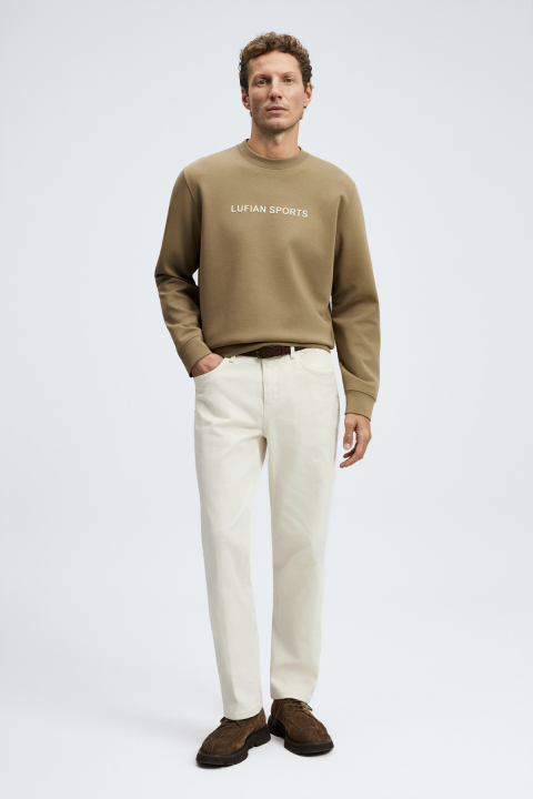 Rowan Erkek Sweatshirt Kum - Lufian