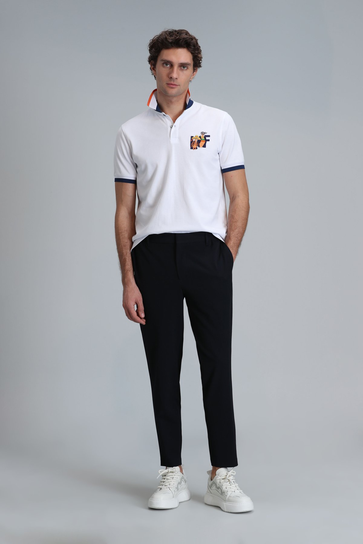 Ruby Smart Erkek Polo Tişört Beyaz - Lufian (1)