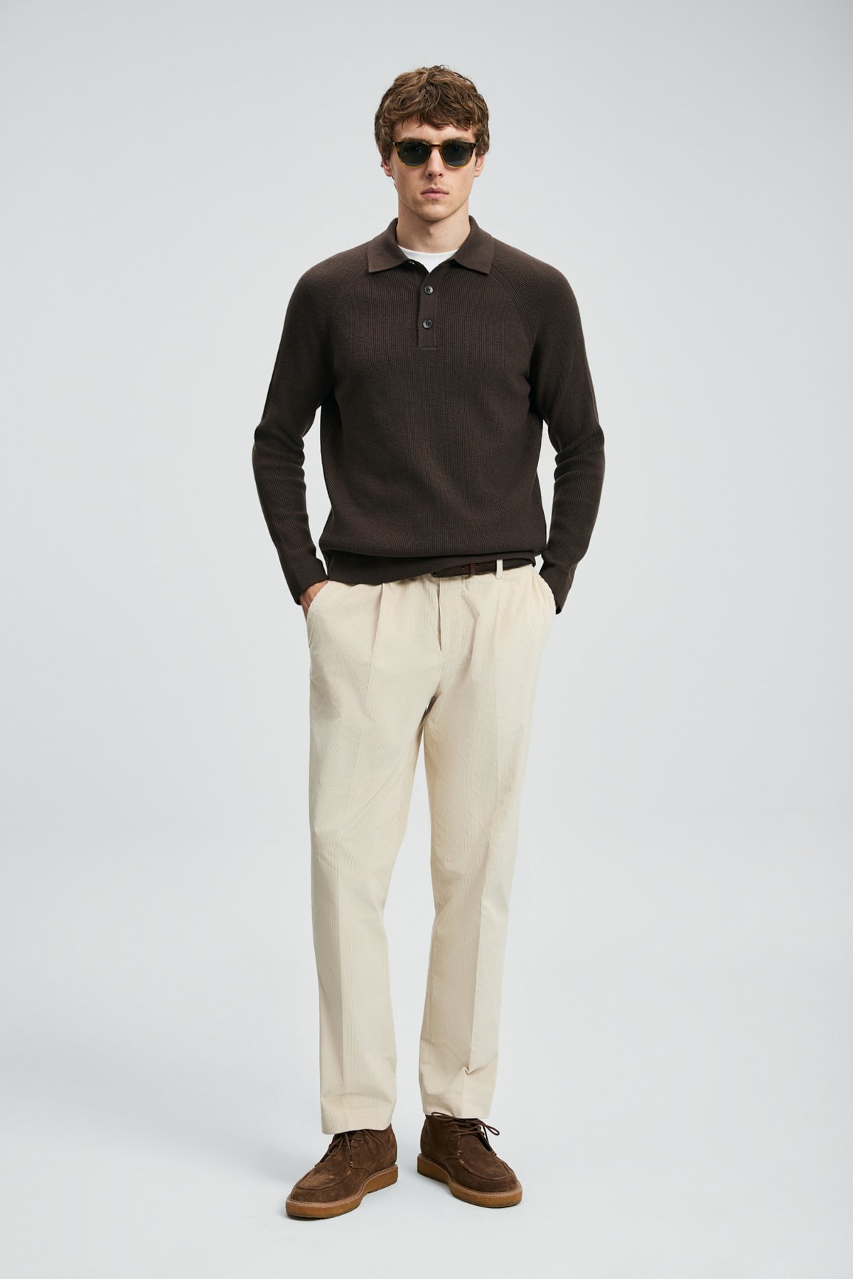 Rufus Erkek Kazak Kahverengi - Lufian